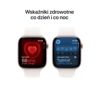 Smartwatch Apple Watch Series 10 Gps, koperta 46 mm z aluminium w kolorze różowego złota