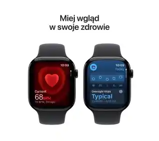 Smartwatch Apple Watch Series 11 GPS 46mm z aluminium Onyx Pasek sportowy Czarny S/M