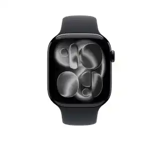 Smartwatch Apple Watch Series 11 GPS plus Cellular koperta 42 mm z aluminium w kolorze onyksu