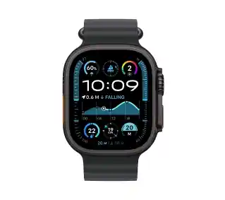 Smartwatch Apple Watch Ultra 2 GPS Cellular 49mm tytan czarny z paskiem Ocean w kolorze czarnym