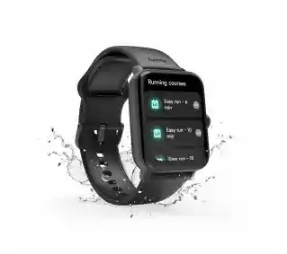 Smartwatch Hama 6010 GPS Prostokątny Czarny