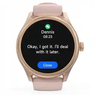 Smartwatch Hama Fit Watch 5010 Okrągły Różowe Złoto