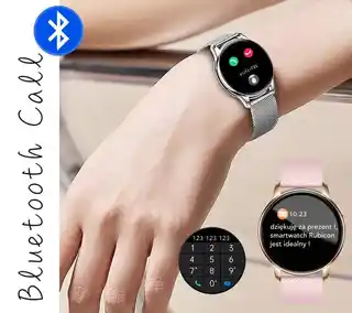Smartwatch Rubicon RNCF30 rosegold black