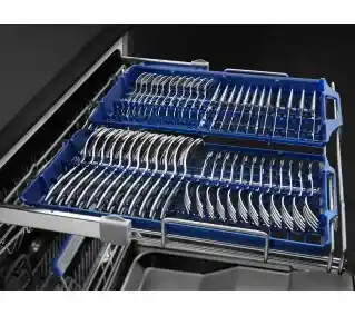 Smeg LSP324BQX 60cm Automatyczne otwieranie drzwi Kosz na sztućce Zmywarka do zabudowy