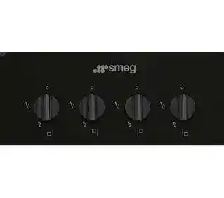 Smeg Selezione PV264B płyta gazowa 60cm czarna, czujnik gazu, 4 palniki
