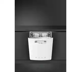Smeg STFABWH3 60cm Automatyczne otwieranie drzwi Szuflada na sztućce Zmywarka do zabudowy