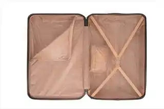 Solier Luggage Walizka podróżna twarda średnia 24 STL902 ciemny szary