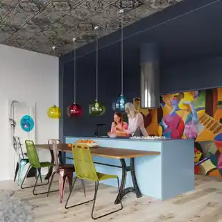 Sollux Lampa wisząca BALL Czerwona SL.0253