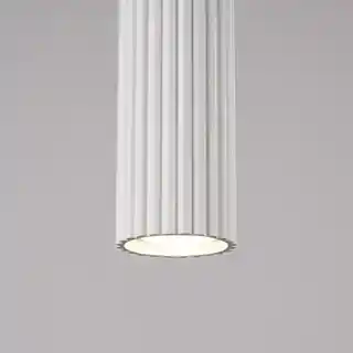 Sollux lampa wisząca karbon 1 biała, aluminium, średnica 6 cm, nowoczesny design