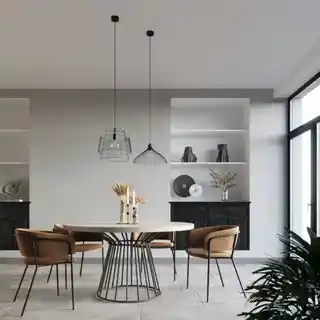 Sollux Lampa wisząca UMB czarny SL 0665, nowoczesny design, metalowa konstrukcja, regulowany łańcuch, energooszczędne źródło światła