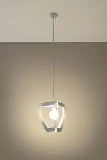 Sollux Tres lampa wisząca biała SL.0929
