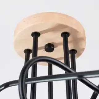 Sollux Żyrandol EMBER 5 czarny SL.1478