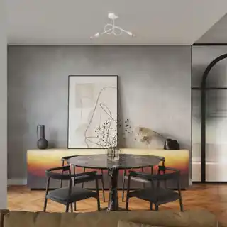 Sollux Żyrandol LOOP 2 Biały SL.1471