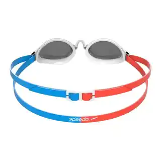 Speedo Speedsocket 2 Mirror okulary pływackie niebiesko-czerwone, lustrzane, dla dorosłych