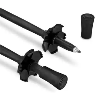 Spokey Kijki trekkingowe Carbon 105 - 135 cm Czarno-niebieski