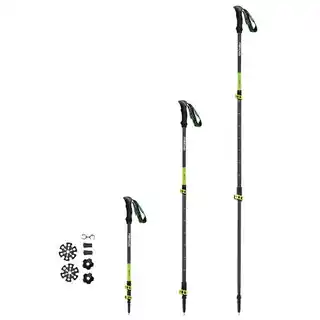 Spokey Kijki trekkingowe Carbon 105 - 135 cm Czarno-żółty