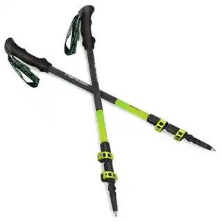 Spokey Kijki trekkingowe Carbon 105 - 135 cm Czarno-żółty