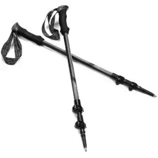 Spokey Kijki trekkingowe Zion 105 - 135 cm Czarny