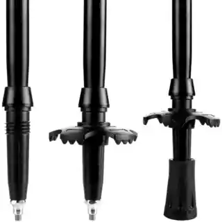 Spokey Kijki trekkingowe Zion 105 - 135 cm Czarny