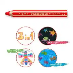 Staedtler kredki BUDDY woskowe w drewnianej oprawie 12 kolorów S140 C12