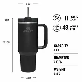 Stanley Kubek termiczny Quencher H2.0 1180 ml czarny BLACK TONAL