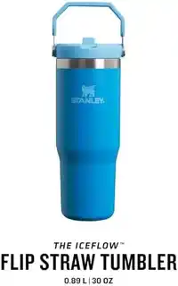 Stanley Kubek termiczny The IceFlow Flip Straw Tumbler 890 ml jasno-niebieski AZURE