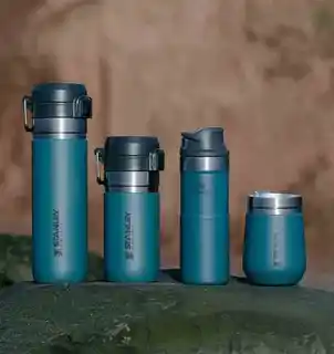 Stanley Kubek Tumbler Everyday 300 ml niebieski Lagoon, stal nierdzewna, izolacja termiczna, bezpieczny dla żywności