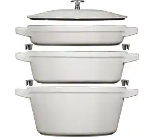 Staub 40508-388-0 Indukcja Żeliwo 4 elementy Zestaw garnków