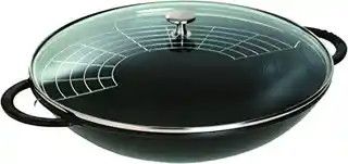 Staub 40509 398 0 patelnia indukcyjna stal nierdzewna 37cm