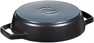 Staub Patelnia żeliwna Z Dwoma Uchwytami 20 Cm, Czarny 40511-659-0
