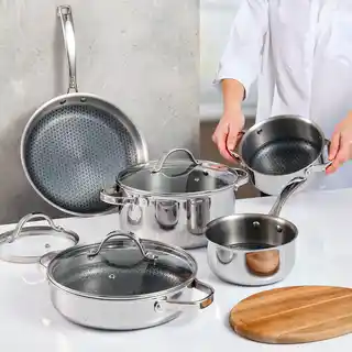 SteelCRAFT Patelnia głęboka z pokrywką 24 cm, 2 uchwyty 780564.00