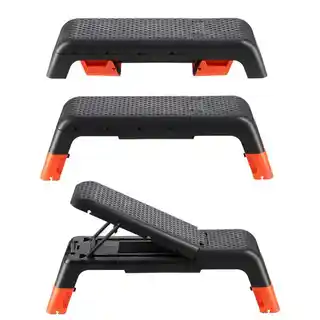 Step z funkcją ławki HMS AS009 PRO Czarno-pomarańczowy