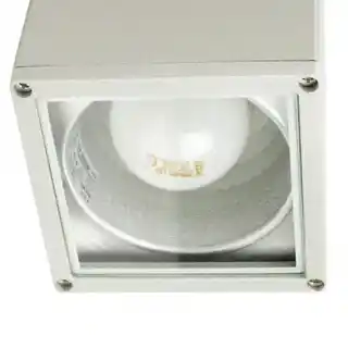 Lampa sufitowa nowoczesna ADELA SU-MA 8003 AL srebrna IP54 E27