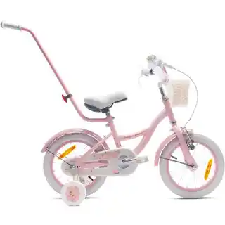 Sun Baby rowerek dziecięcy Flower Bike 14 cali dla dziewczynki różowy