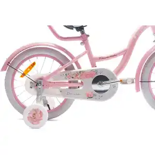 Sun Baby rower dziecięcy Flower Bike 16 cali dla dziewczynki różowy