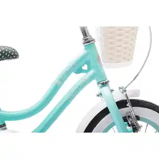 Sun Baby Rower dziecięcy Heart Bike 12 cali dla dziewczynki Miętowy 2023