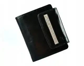 Swarovski Portfel damski Leah - Kolor Czarny