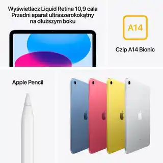 Tablet Apple iPad 10 9 64GB Wi-Fi Srebrny