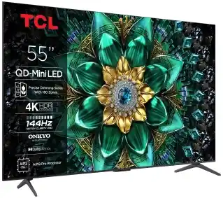 TCL 55Q6C 55 QD-Mini LED 4K 144Hz Google TV Dolby Vision IQ Dolby Atmos HDMI 2.1 DVB-T2 Telewizor QLED