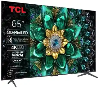 TCL 65Q6C 65 QD-Mini LED 4K 144Hz Google TV Dolby Vision IQ Dolby Atmos HDMI 2.1 DVB-T2 Telewizor QLED