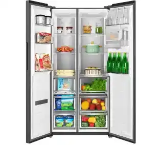 TCL RC605SXD0 185cm Dystrybutor wody Inox Lodówka