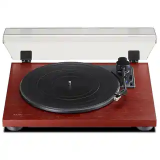 Teac TN-180BT A3, gramofon, wiśniowy, Bluetooth, napęd pasowy, ramię uniwersalne, wbudowany wzmacniacz, wejście RCA