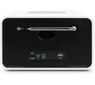 TechniSat DigitRadio 586 Radio FM DAB+ Internetowe Bluetooth Biało-srebrny Radioodbiornik