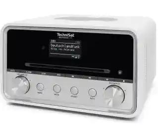 TechniSat DigitRadio 586 Radio FM DAB+ Internetowe Bluetooth Biało-srebrny Radioodbiornik