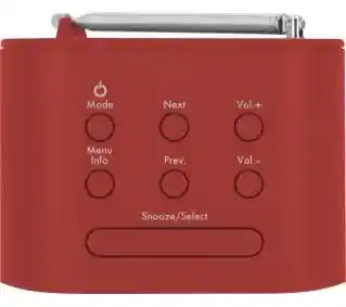 Technisat TechniRadio 40 Czerwony Radiobudzik
