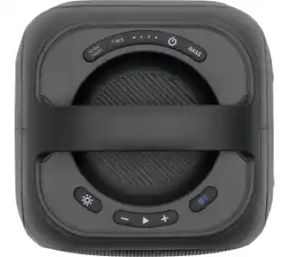 Technisat WUMMSBOX 80W Głośnik Bluetooth Karaoke Czarny Power Audio