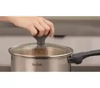 Tefal Daily Cook G712S855 Indukcja Stal nierdzewna 8 elementów Zestaw garnków