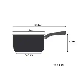 Tefal Dark Essential G0062902 Indukcja Aluminium 2,2l Rondel