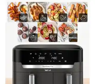 Tefal Dual Easy Fry EY942HE0 2700W 11l Aplikacja mobilna Air fryer