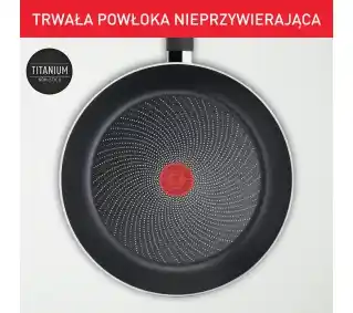 Tefal Patelnia tradycyjna Start Easy 20 cm tytanowa